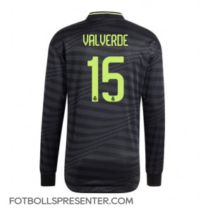 Real Madrid Federico Valverde #15 Tredje Matchtröja 2022-23 Långärmad